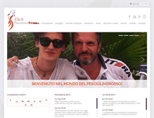 Tablet Screenshot of pesciolinorosso.org